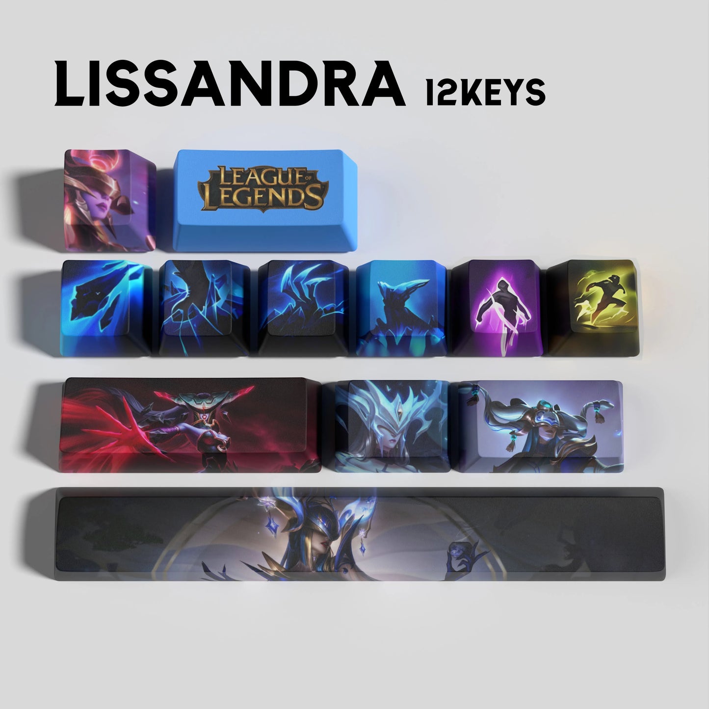 SPECIAL EDITION League of Legends Lissandra Keycaps