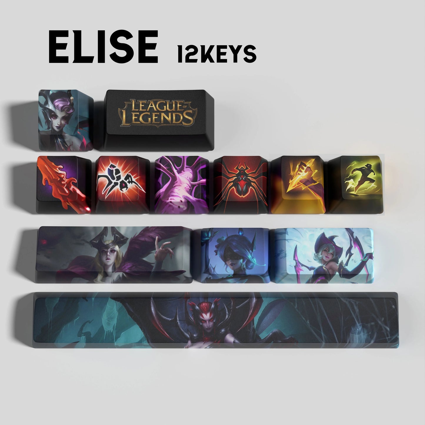 SPECIAL EDITION League of Legends Elise Keycaps