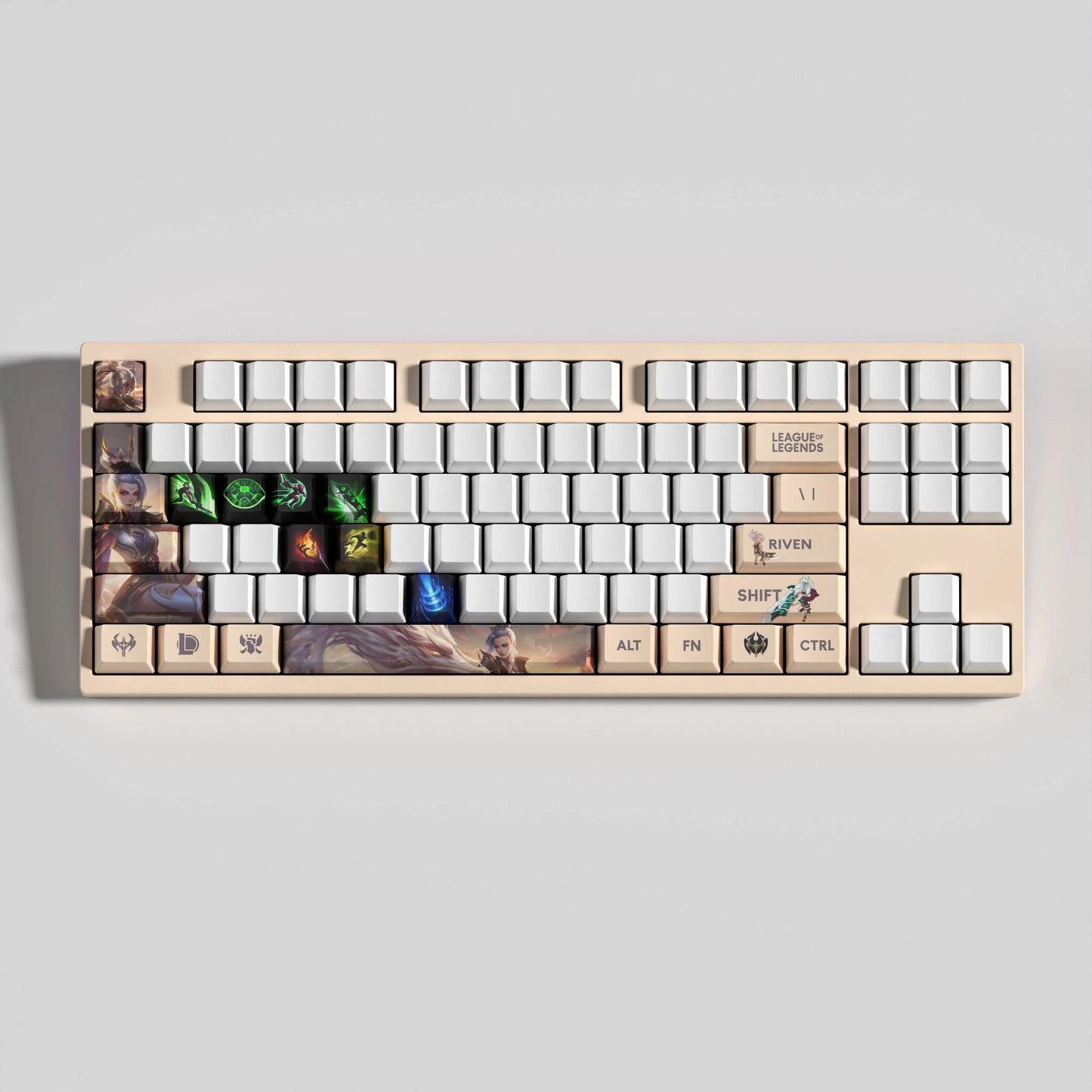 SPECIAL EDITION League of Legends Riven Keycaps – 30 Key