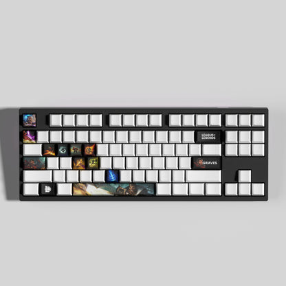 NEW SPECIAL EDITION League of Legends Graves Keycaps – 14 Key