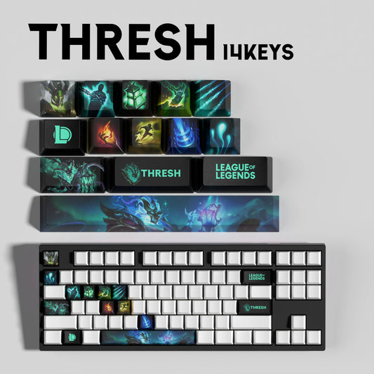 NEW SPECIAL EDITION League of Legends Thresh Keycaps – 14 Key