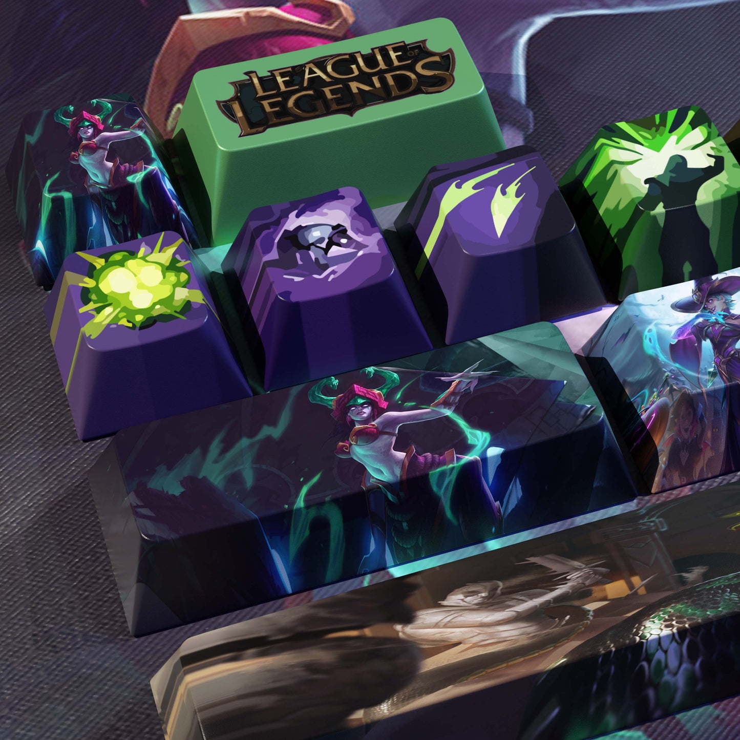 SPECIAL EDITION League of Legends Cassiopeia Keycaps