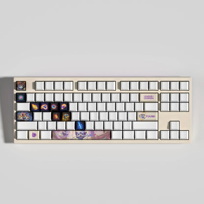 NEW SPECIAL EDITION League of Legends Yuumi Keycaps – 14 Key