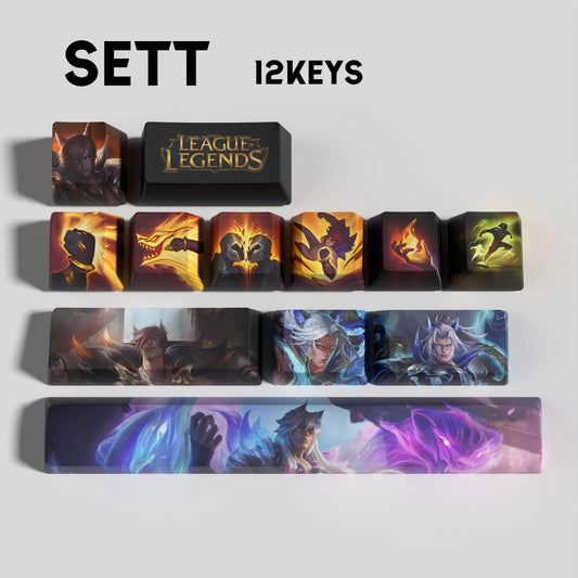 SPECIAL EDITION League of Legends Sett Keycaps