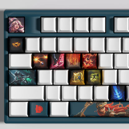 SPECIAL EDITION League of Legends Miss Fortune Keycaps – 14 Custom Keys
