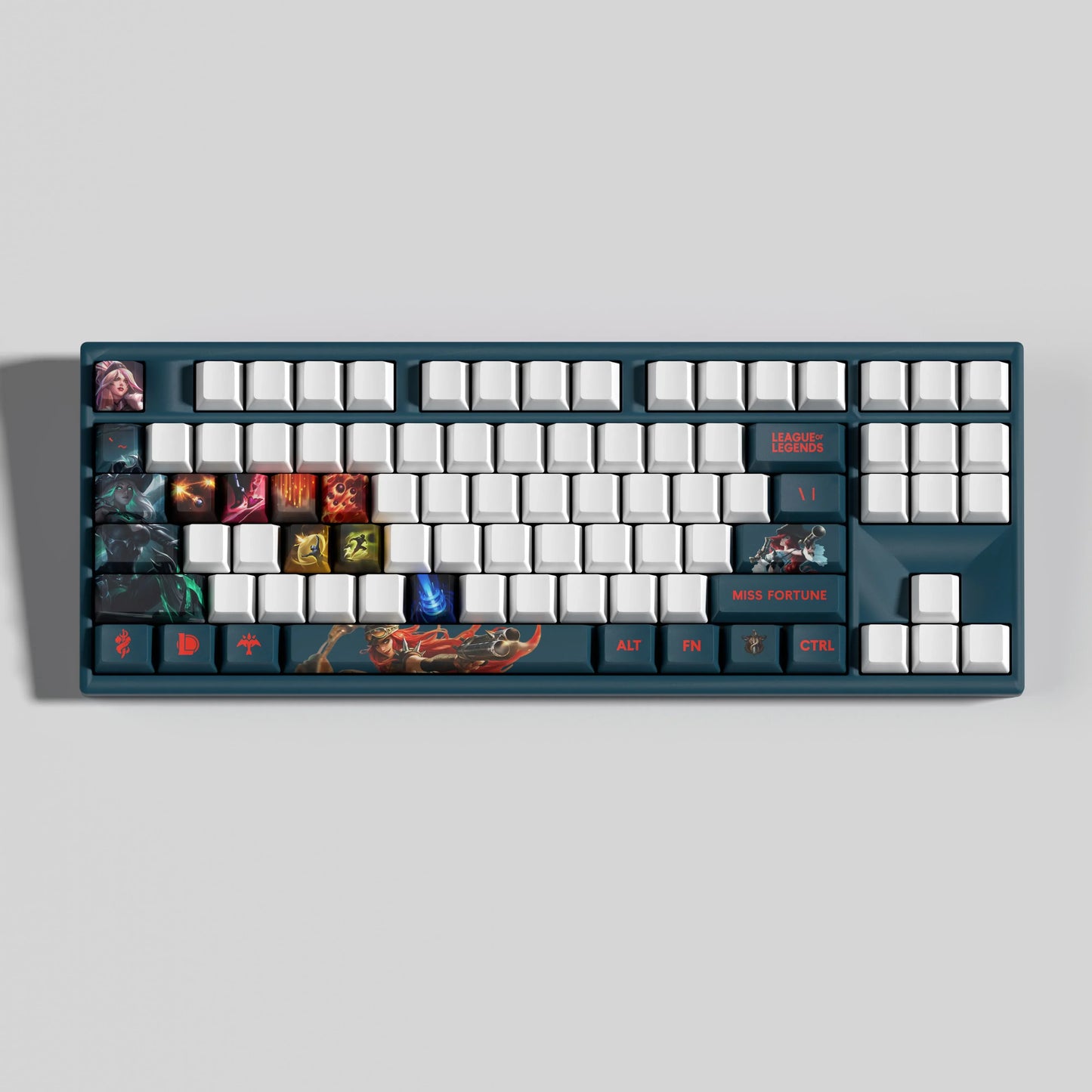 SPECIAL EDITION League of Legends Miss Fortune Keycaps – 30 Custom Keys