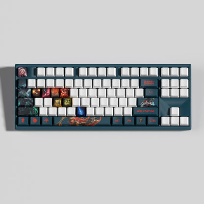 SPECIAL EDITION League of Legends Miss Fortune Keycaps – 30 Custom Keys