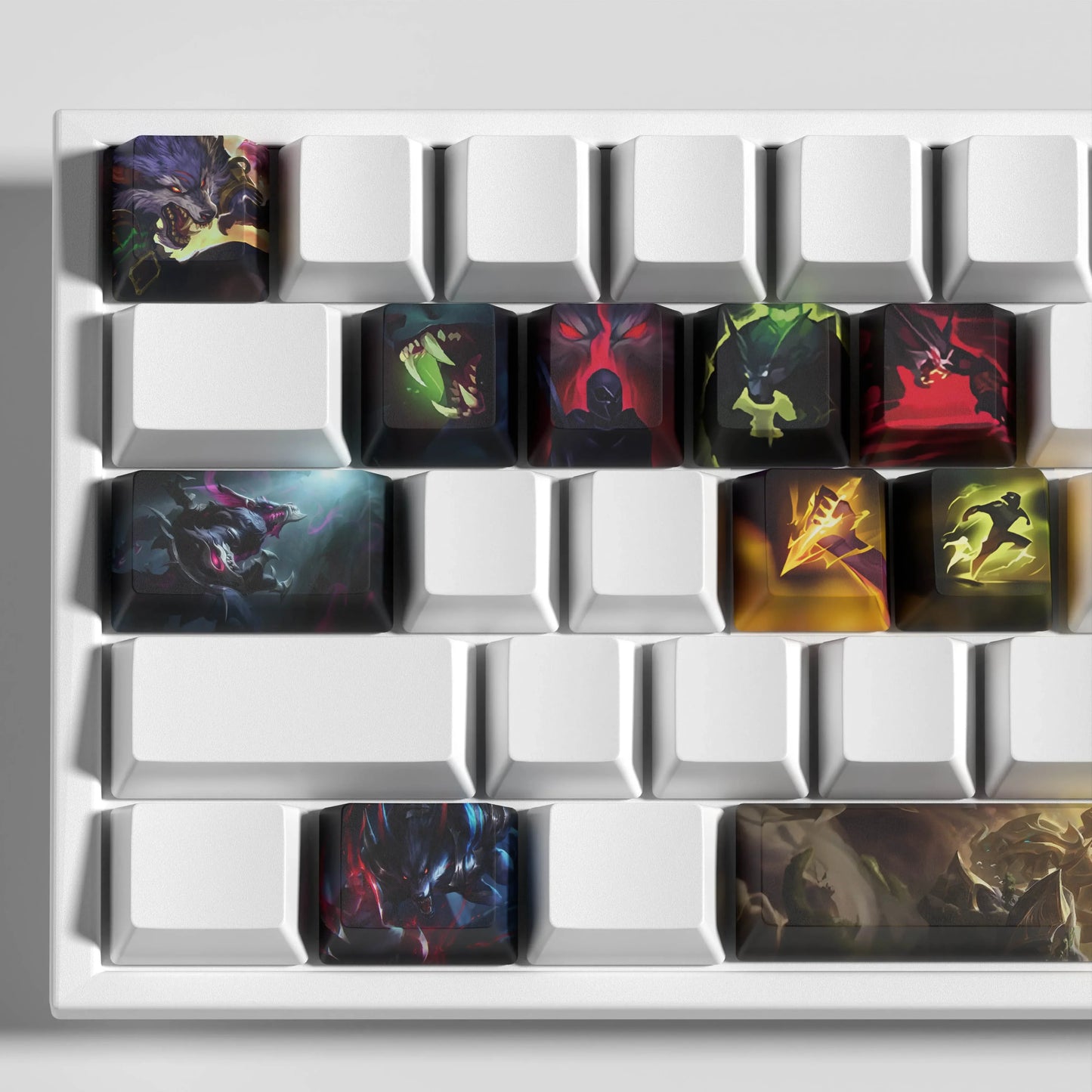 SPECIAL EDITION League of Legends Warwick Keycaps – 12 Custom Keys