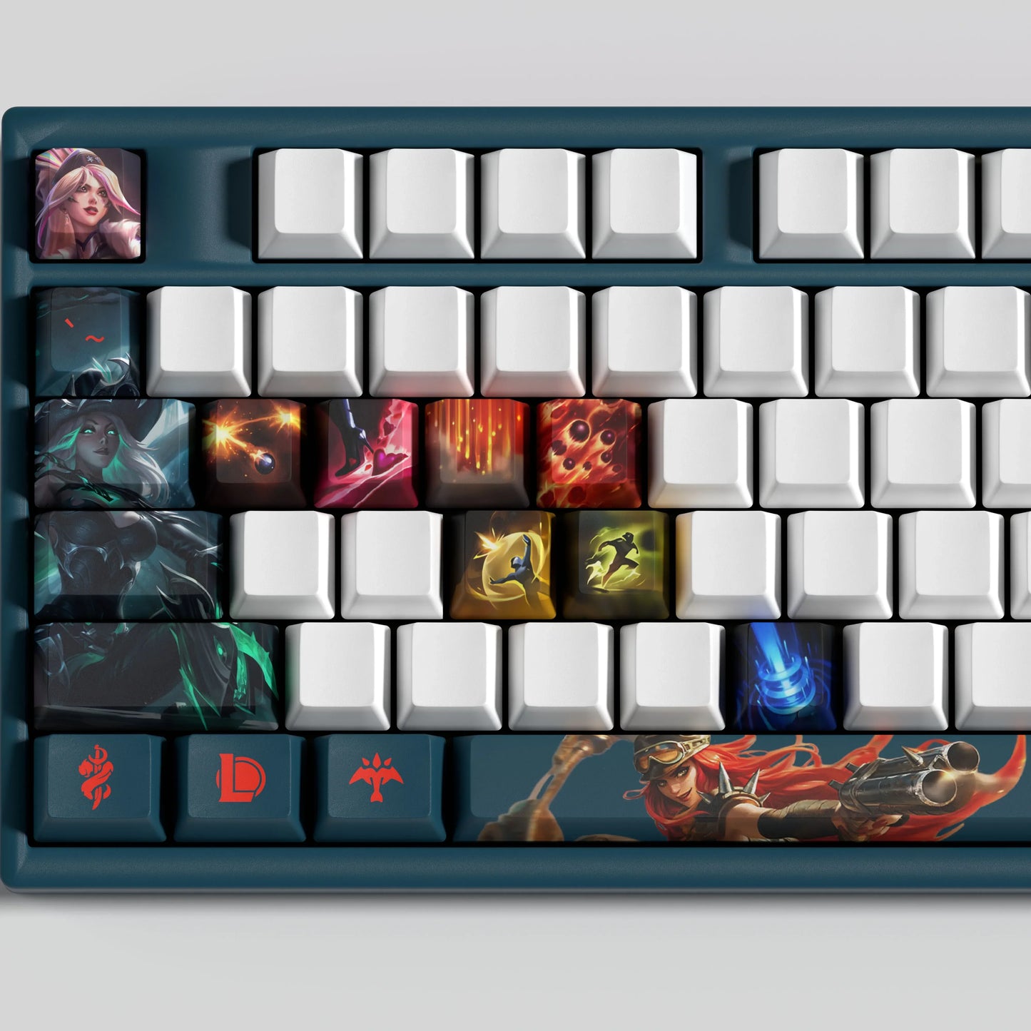 SPECIAL EDITION League of Legends Miss Fortune Keycaps – 30 Custom Keys
