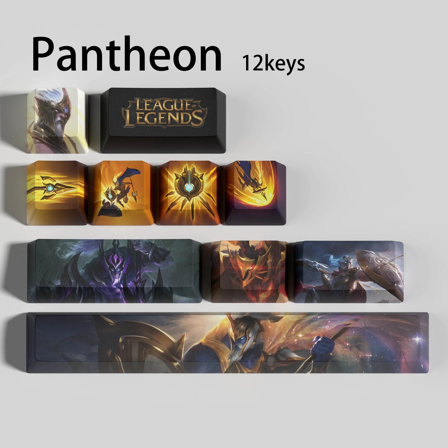 SPECIAL EDITION League of Legends Pantheon Keycaps