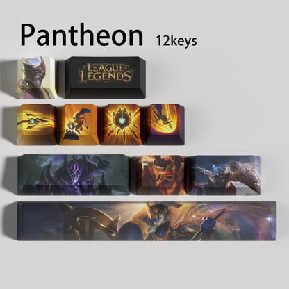 SPECIAL EDITION League of Legends Pantheon Keycaps