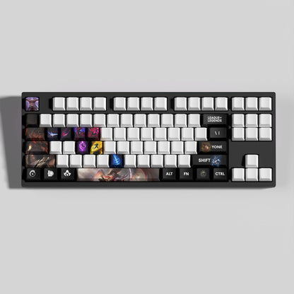 SPECIAL EDITION League of Legends Yone Keycaps – 30 Key