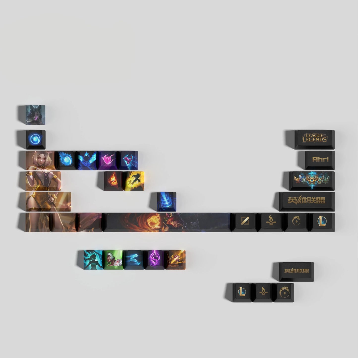 NEW League of Legends Ahri Keycaps – 29 Key