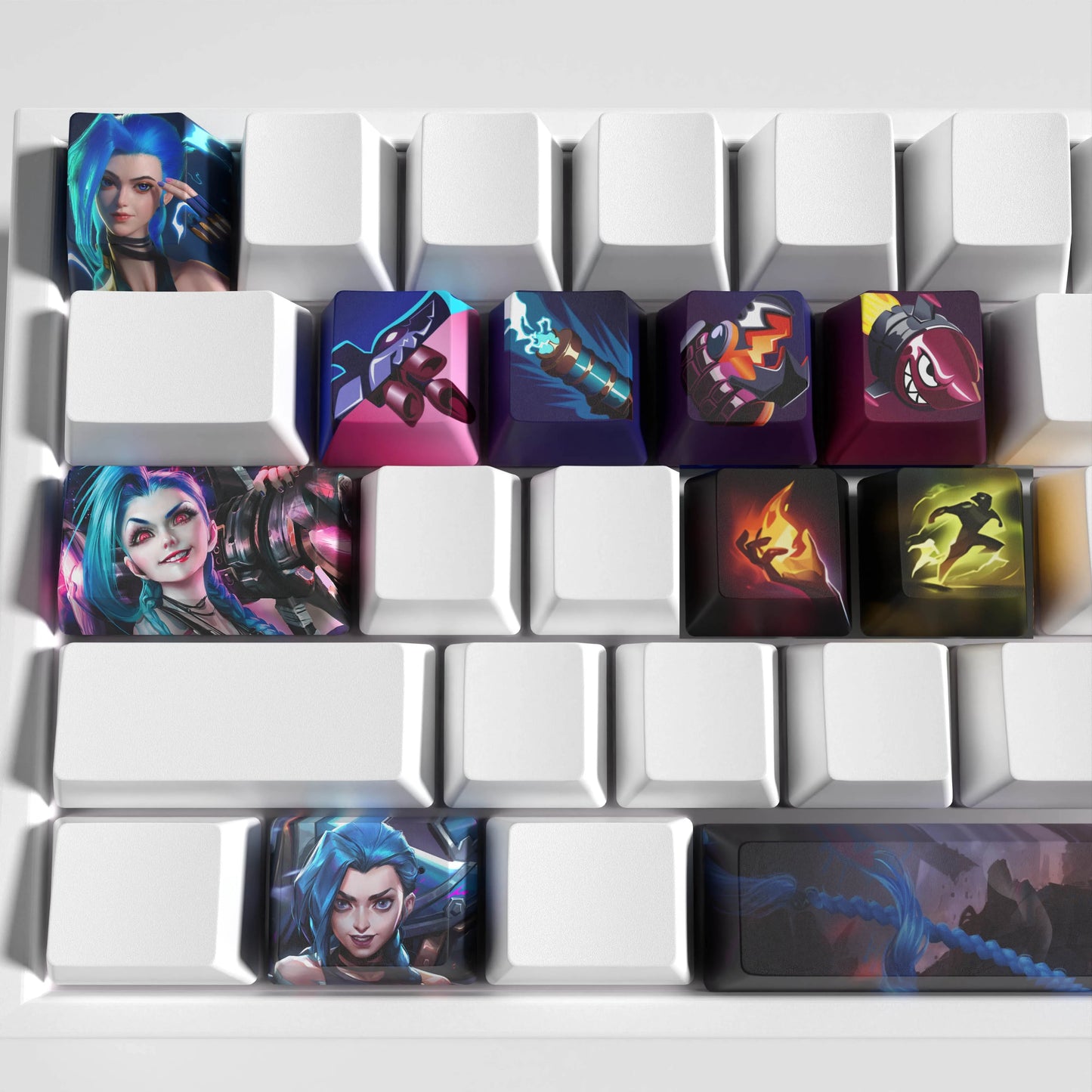 SPECIAL EDITION League of Legends Jinx Keycaps