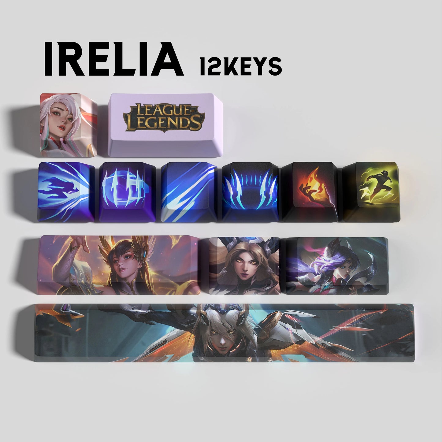 SPECIAL EDITION League of Legends Irelia Keycaps