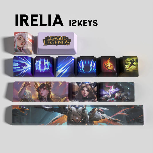 SPECIAL EDITION League of Legends Irelia Keycaps