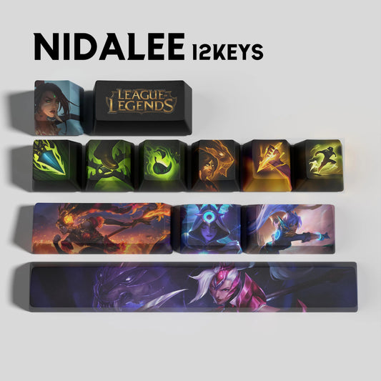 SPECIAL EDITION League of Legends Nidalee Keycaps