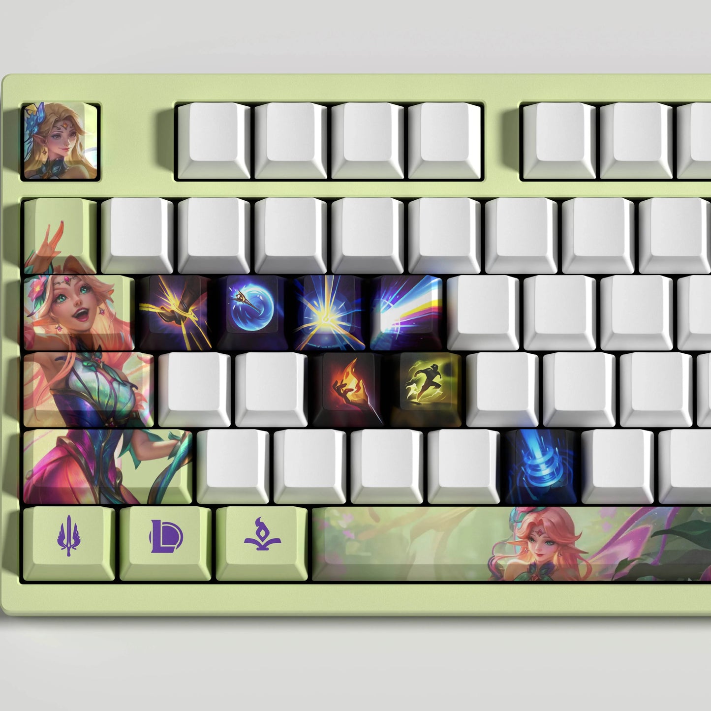 SPECIAL EDITION League of Legends Lux Keycaps – 30 Key