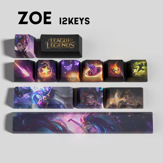 SPECIAL EDITION League of Legends Zoe Keycaps
