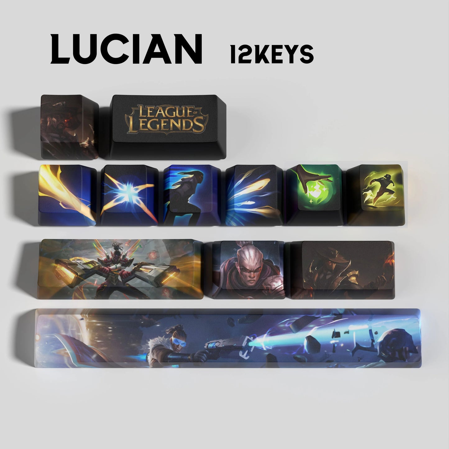 SPECIAL EDITION League of Legends Lucian Keycaps