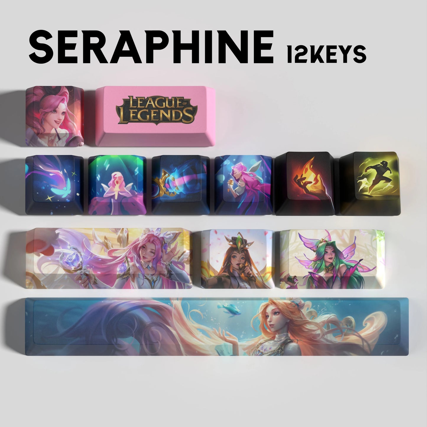SPECIAL EDITION League of Legends Seraphine Keycaps