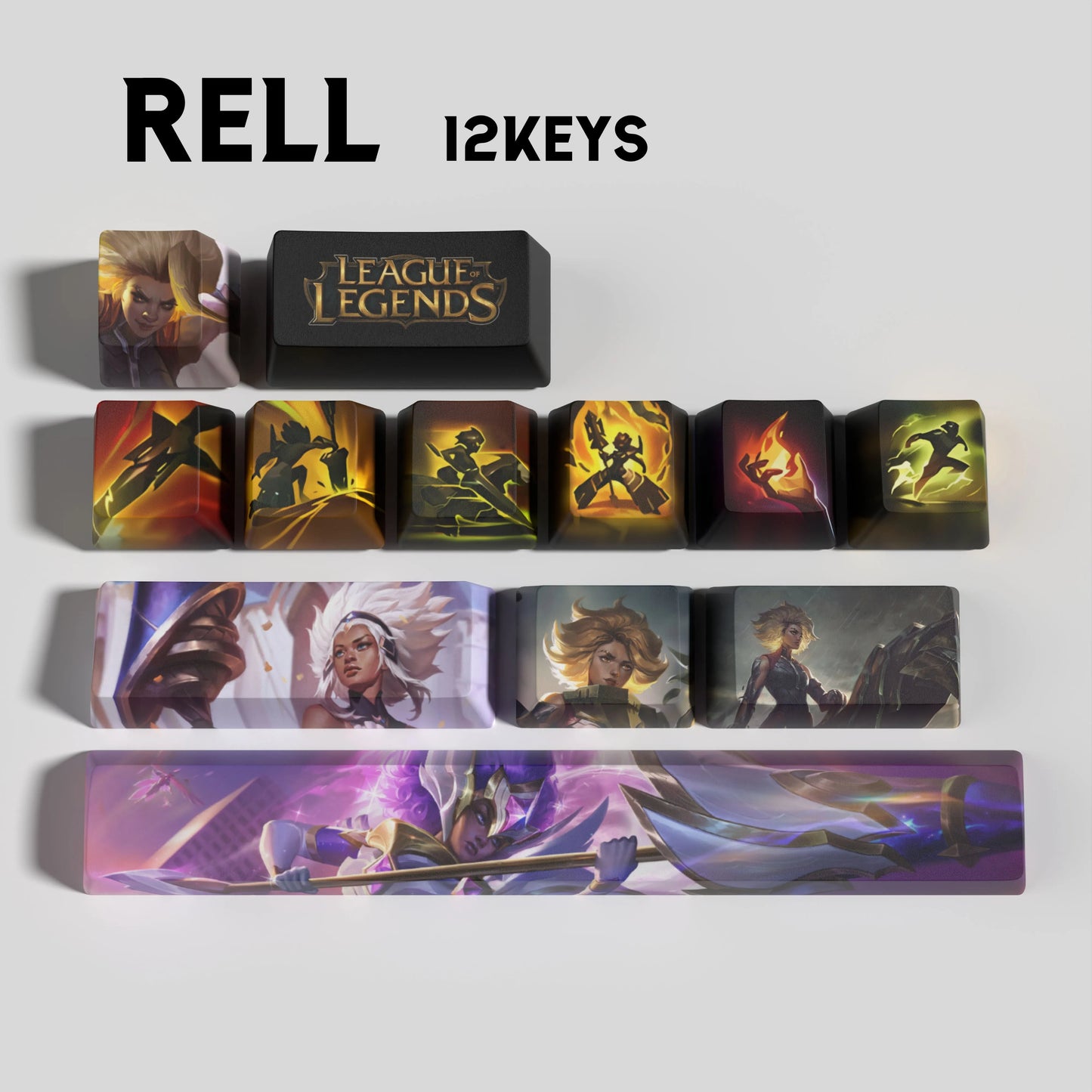 SPECIAL EDITION League of Legends Rell Keycaps