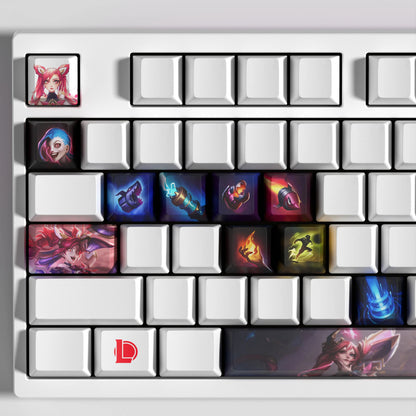 SPECIAL EDITION League of Legends Jinx Keycaps – 14 Key