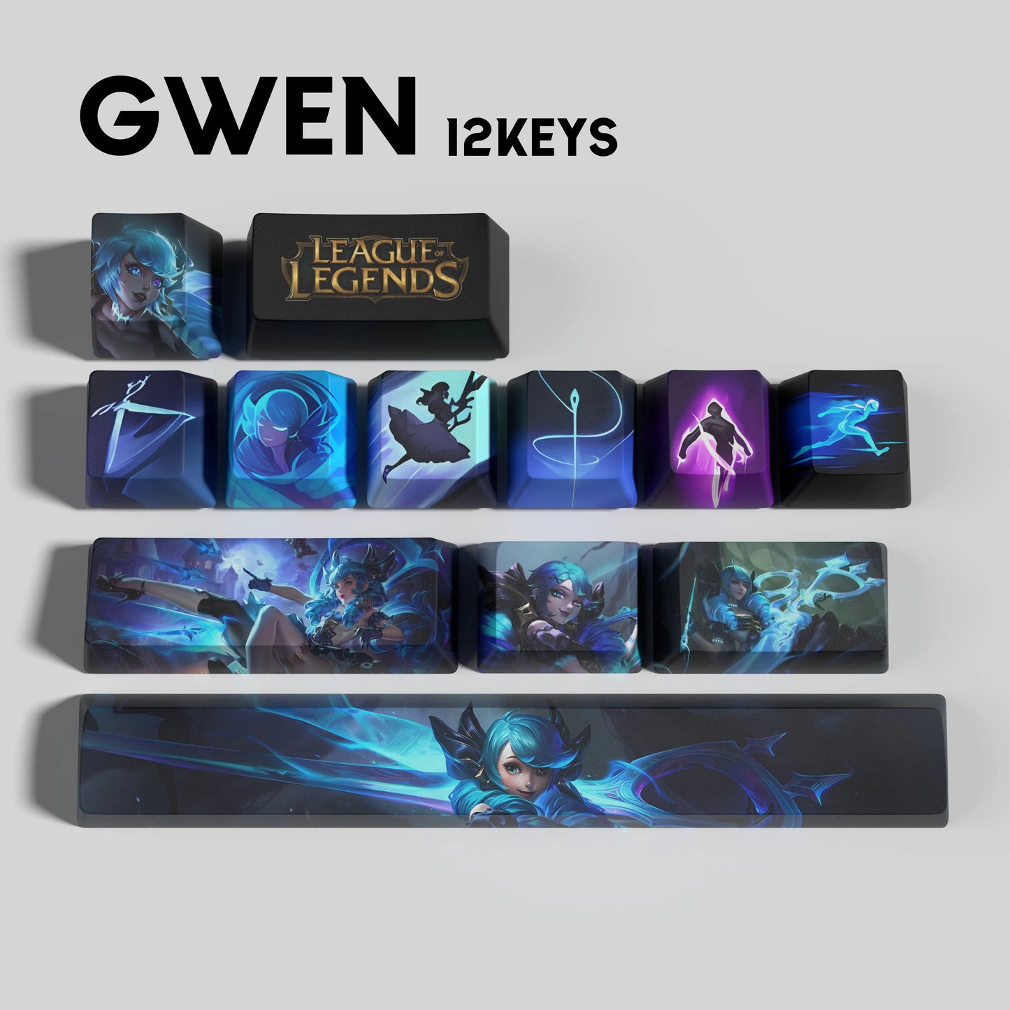 SPECIAL EDITION League of Legends Gwen Keycaps