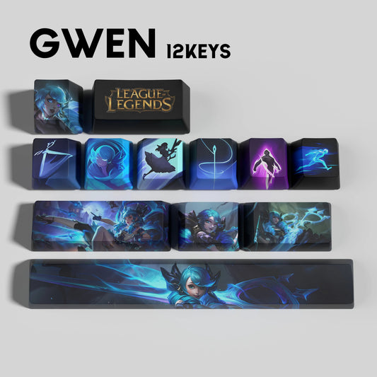 SPECIAL EDITION League of Legends Gwen Keycaps